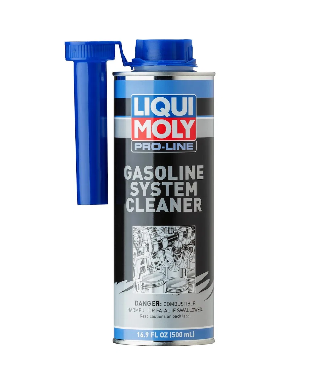 2030 – LIQUI MOLY Fuel Additive, Fuel System Cleaner Treats 8 To 18 Gallons For Gasoline 16.9 Ounce Bottle Single